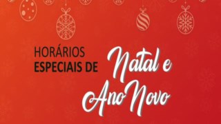 Horário Especial de Fim de Ano 