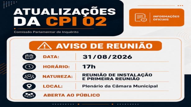 Aviso de Reunião - CPI 02